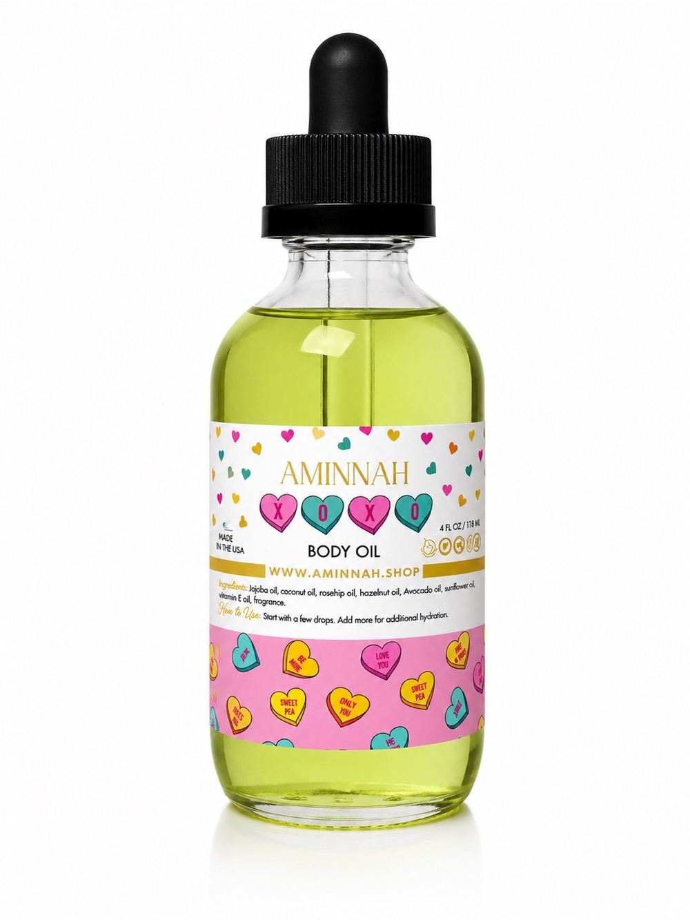Aminnah New XOXO Body Oil